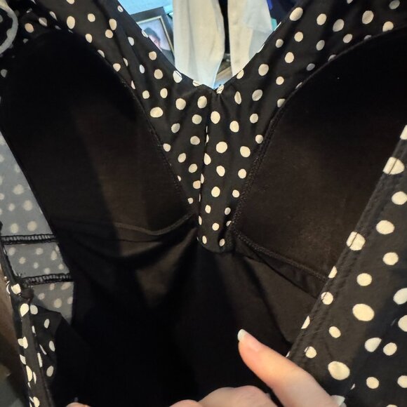 Summersalt The Ruffle Backflip Polka Dot One Piece 18 Retro Classic Swimwear - Picture 8 of 10